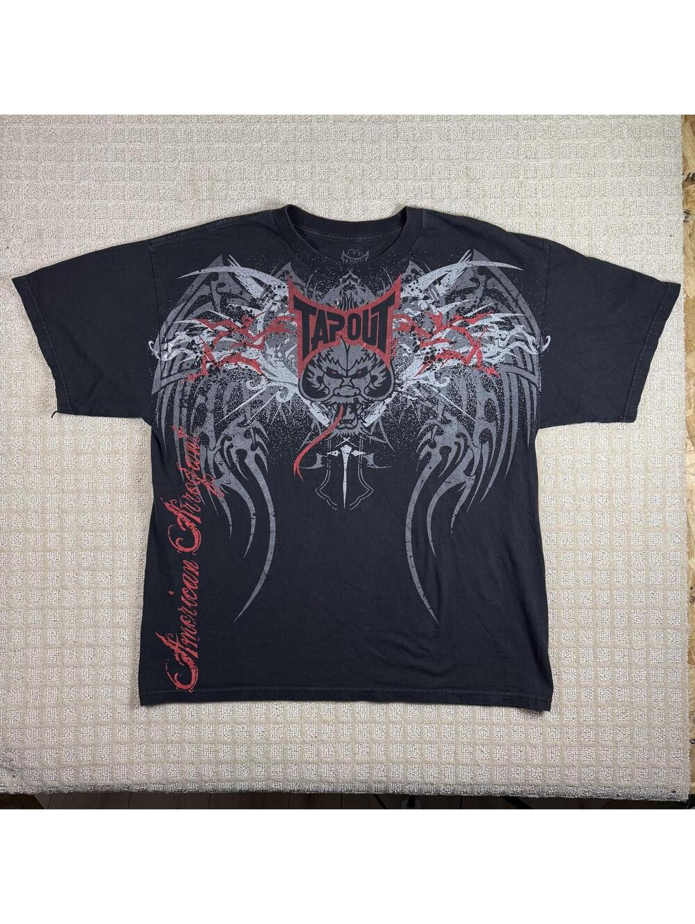 Y2K Tapout MMA Graphic T Shirt XL